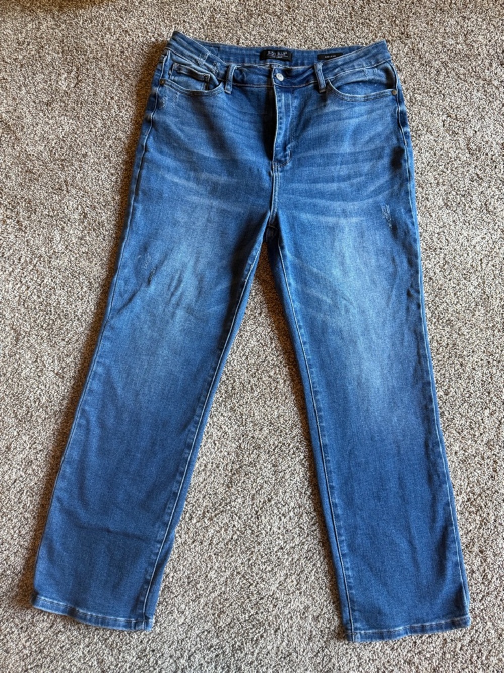 Judy Blue Dad Jean - Medium Blue Wash Size 15/32